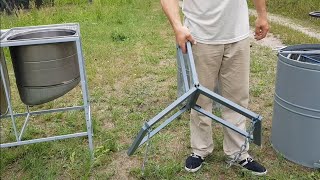 картинка: РАСКЛАДНАЯ ПОДСТАВКА ПОД МЕДОГОНКУ И РАСПЕЧАТАЧННЫЙ СТОЛ.