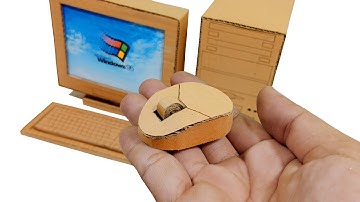 How To Make Mouse With Cardboard | Cardboard Mouse Computer Smallest In The World Part 4