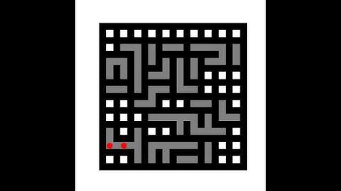 Randomized Kruskal Set maze animation