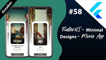 Flutter Tutorial - FlutterUI - Minimal Designs - Movie App