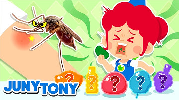 🦟 The Secrets of Mosquitoes | Colorful Rainbow Desserts and + More Songs for Kids | JunyTony