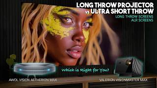 Two Multi-Million Dollar Crowdfunded Projectors But Which Is Right For You? Long Throw Or Ust 4K