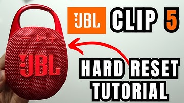 How to Hard Reset JBL Clip 5?
