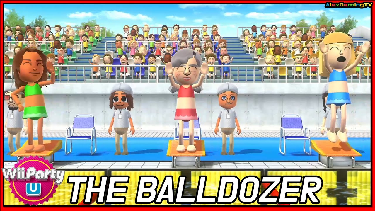 Wii Party U - The Balldozer🎵 Player Gabi (Master com, Eng Sub) | AlexGaming