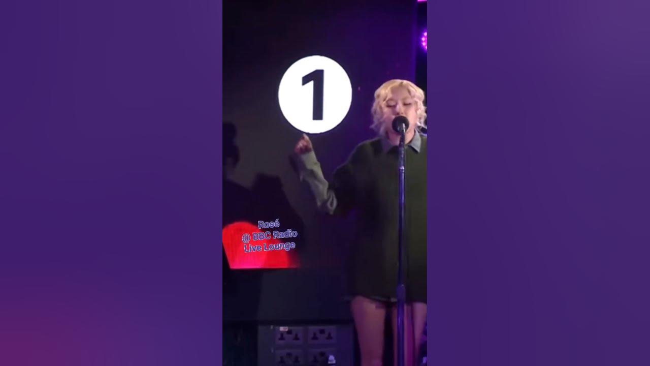 Rosé APT. @BBC Radio 1 Live Lounge