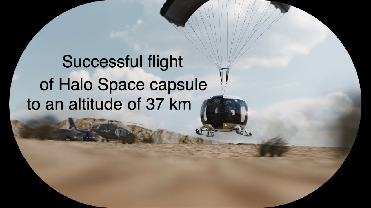 The first successful test flight of the stratospheric balloon of Halo Space [space news]