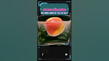 Có nguy hiểm không khi uống nước ép táo cả hạt ?