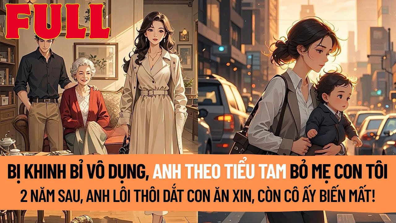 Chồng Theo Tiểu Tam Bỏ Mẹ Con Tôi. 2 Năm Sau, Anh Ta Lôi Thôi Rách Rưới, Còn Tiểu Tam Thì Biến Mất!