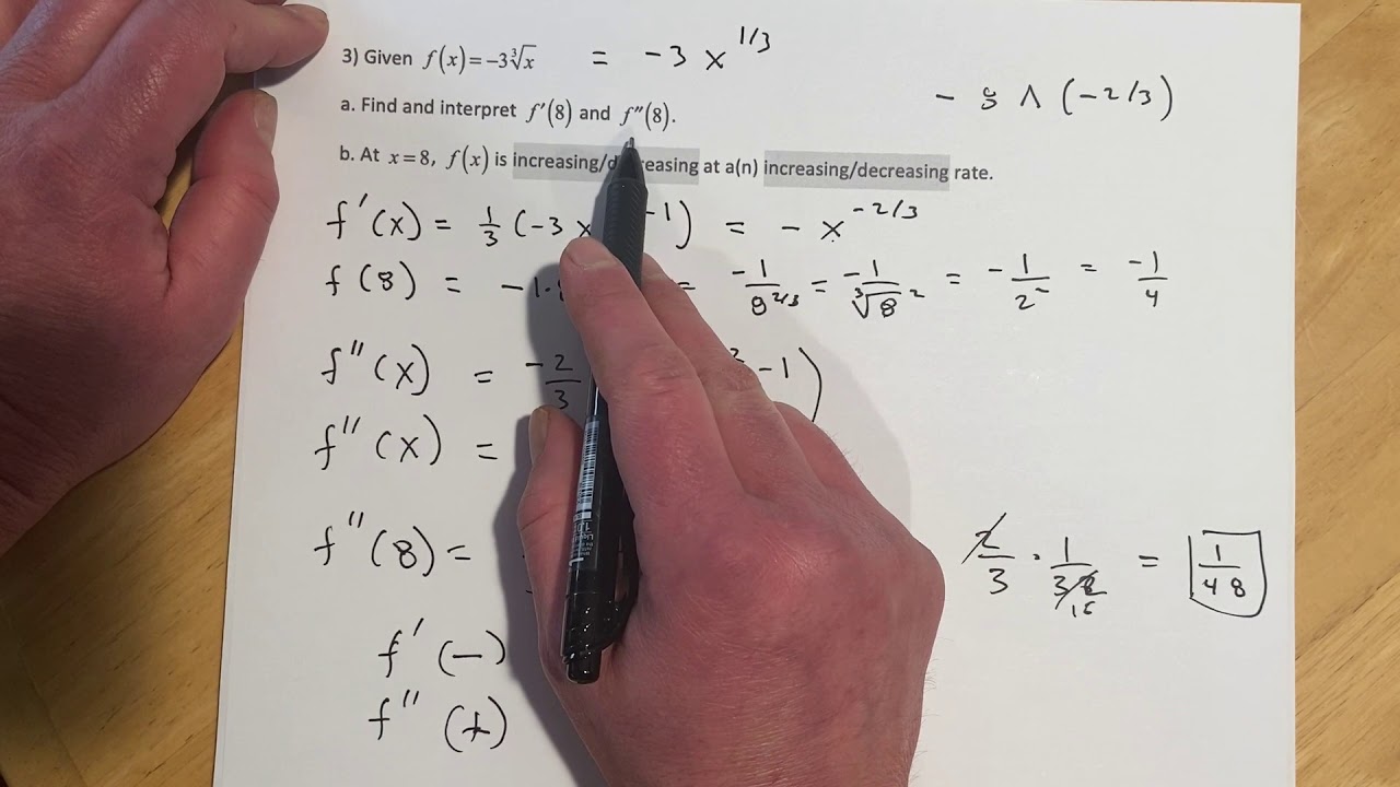 Interpreting Higher Order Derivatives YouTube Interpreting higher order derivatives youtube
