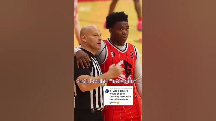 Is that really the referees voice??? 😂😂