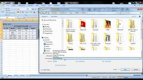 How To Convert Excel Sheet Or Cells To Html Table?