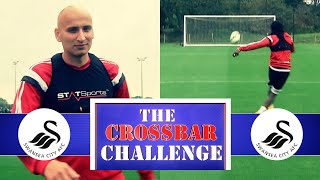 Old School Crossbar Challenge ⚽ 🙌 | Swansea City