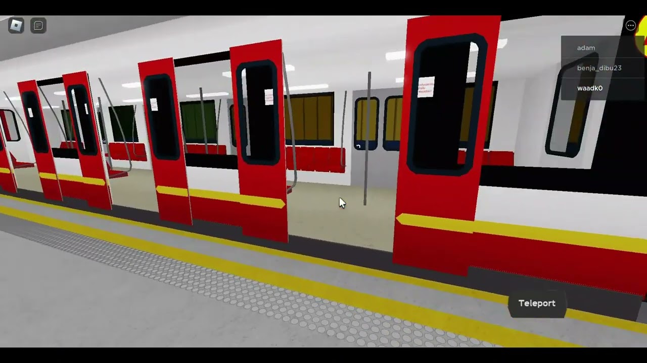 Варшавское метро в роблоксе