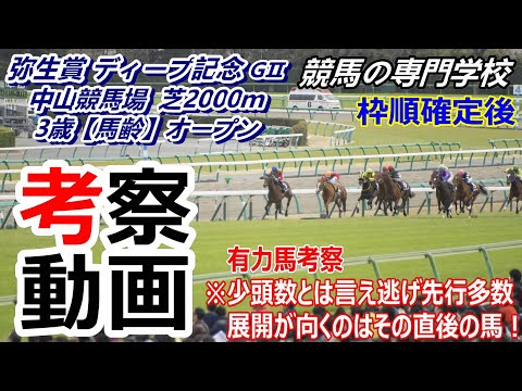 【弥生賞ディープ記念2023】有力馬考察付き最終考察 先行馬多し展開向く馬は