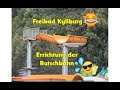 Freibad Kyllburg - Errichtung der 57-Meter-Rutschbahn - 1987