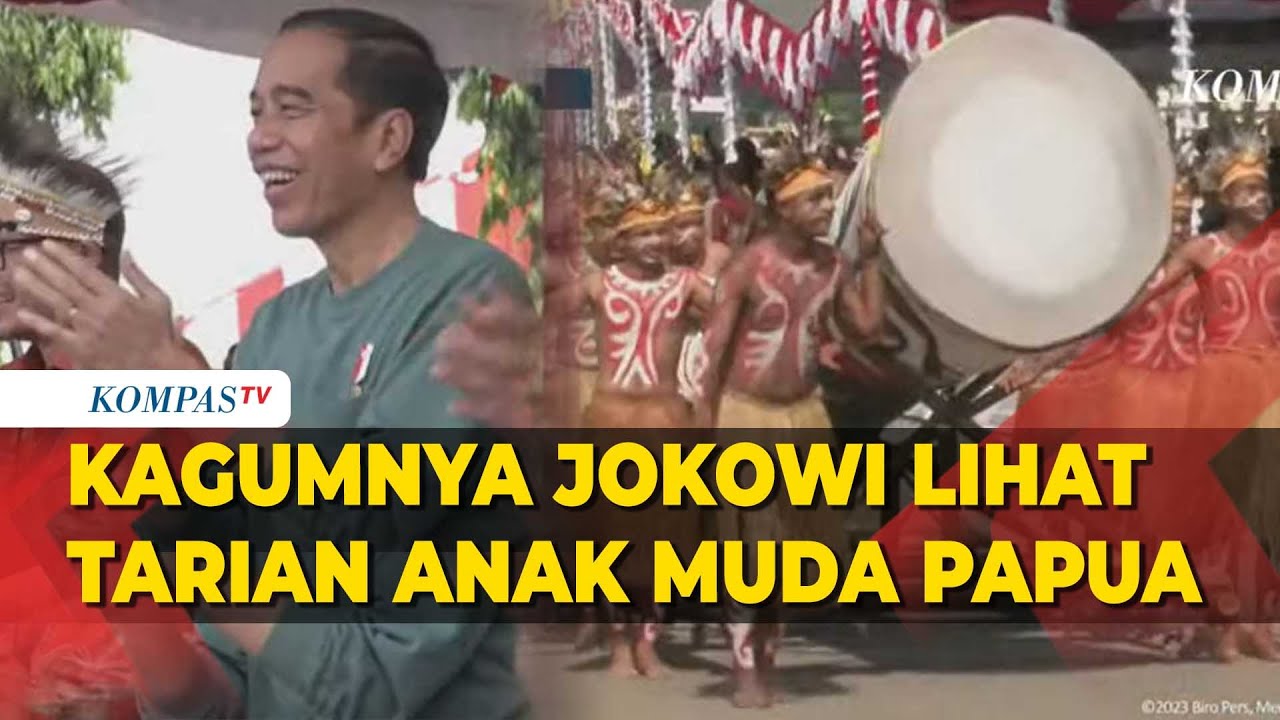 Kagumnya Jokowi Lihat Tarian hingga Pameran Busana Anak Muda Papua!