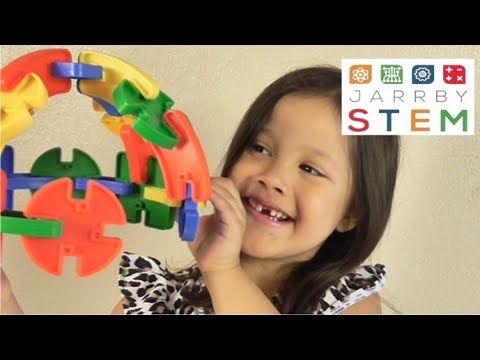 Playing with Jarrby STEM Interblox Set
