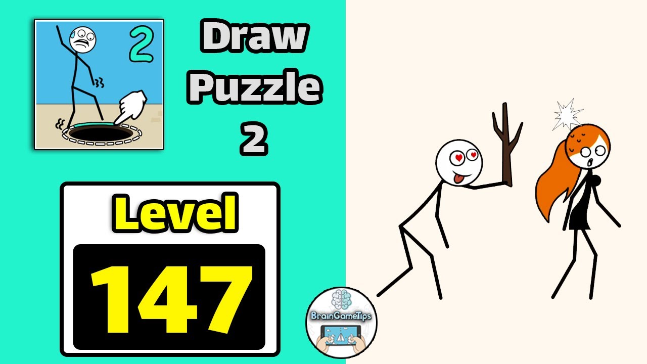 Draw Puzzle 2: One line one pa - Level 147 Answer