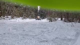 Rip on the sled from December 