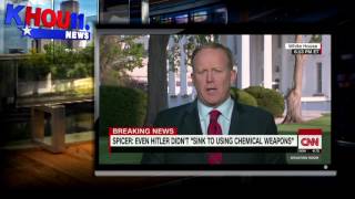 Sean Spicer: Adolf Hitler remark 'was a mistake'