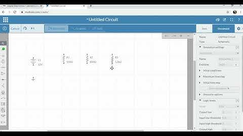 Multisim Online Building a Parallel Circuit