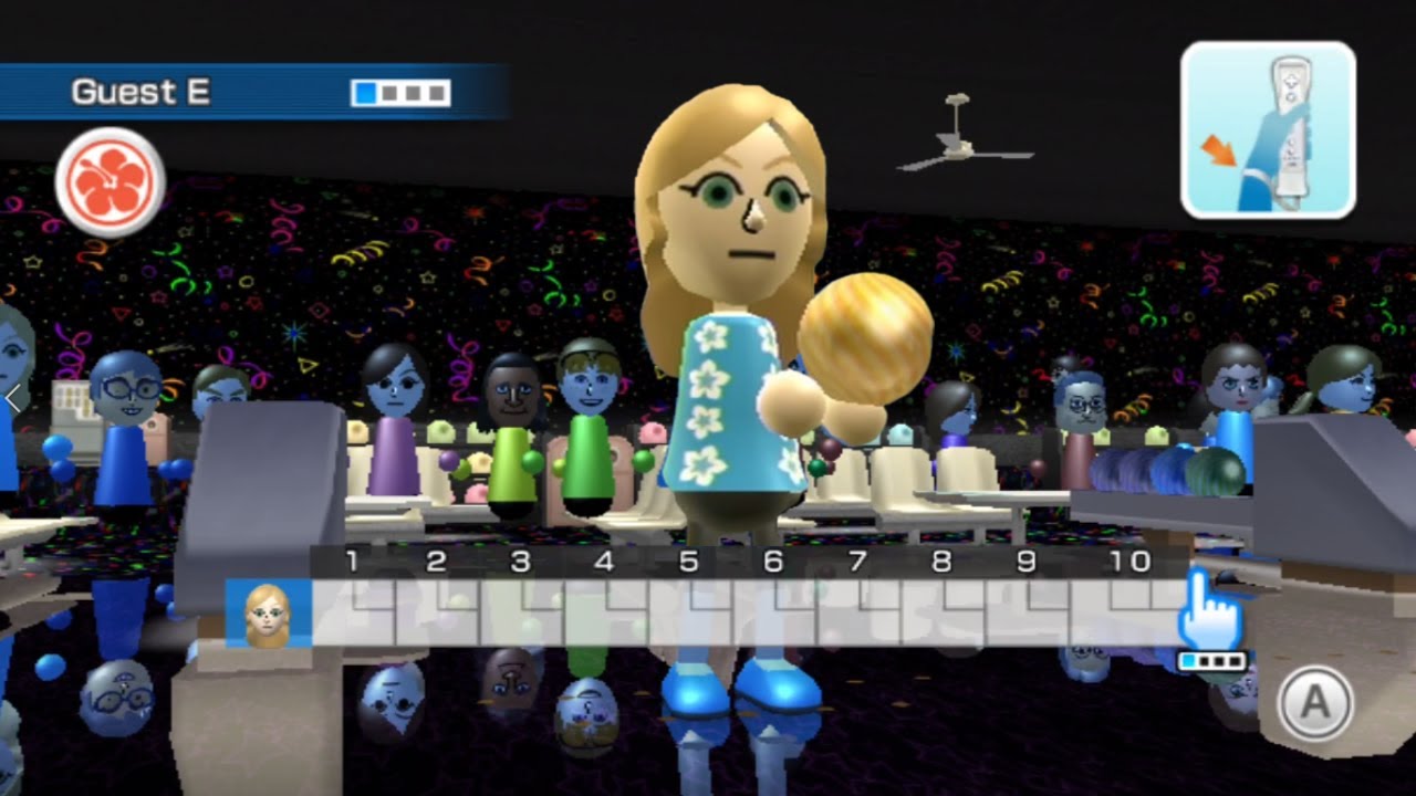 Wii Sports Resort - Bowling: Custom Alley (Retro)