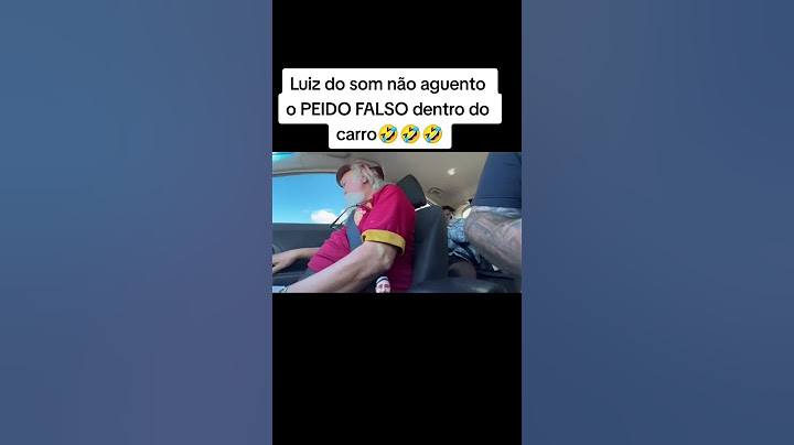 Luiz do Som não aguentou o peido falso no carro