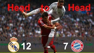 Real madrid leads 12-7 bayern munich on head to goals 2000-2014
====================================================== subscribe me :
https://www.youtub...