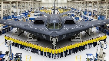 Inside the B-2 Spirit Factory: Building the World’s Most Powerful Stealth Bomber (Full Process)
