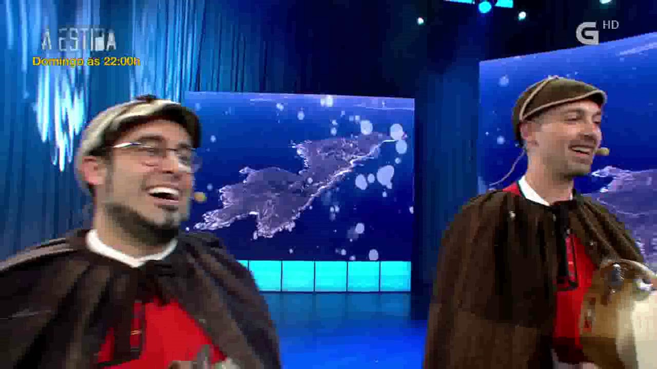 Mozos da Ronda da A.C. Donaire no LUAR, cantan Tango, muiñeira e jota da Illa de Ons