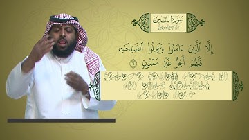 منهج القرآن الكريم للمرحلة الابتدائية بلغة الإشارة | سورة التين