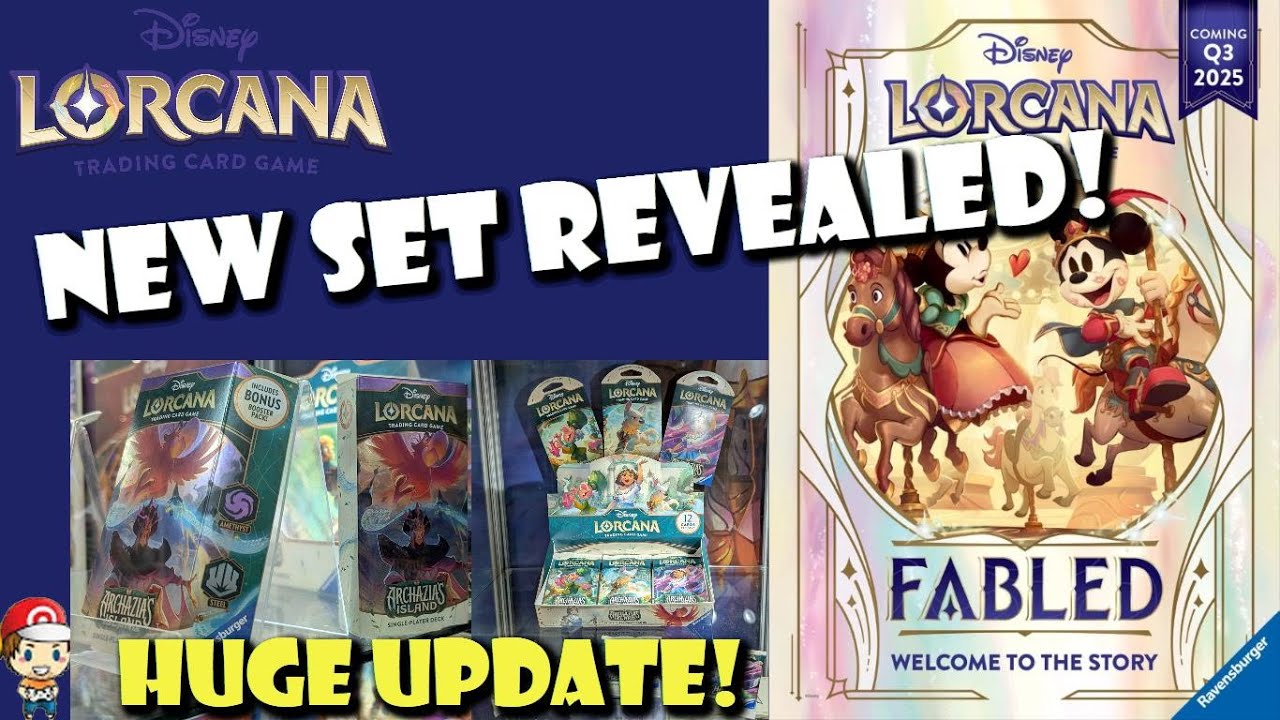 lorcana starter deck fabled Disney TCG Single-Player (Powerline and Max Goof ) the Whispers in the Well Starter Deck also includes tokens Disney Lorcana Fabled Starter Deck