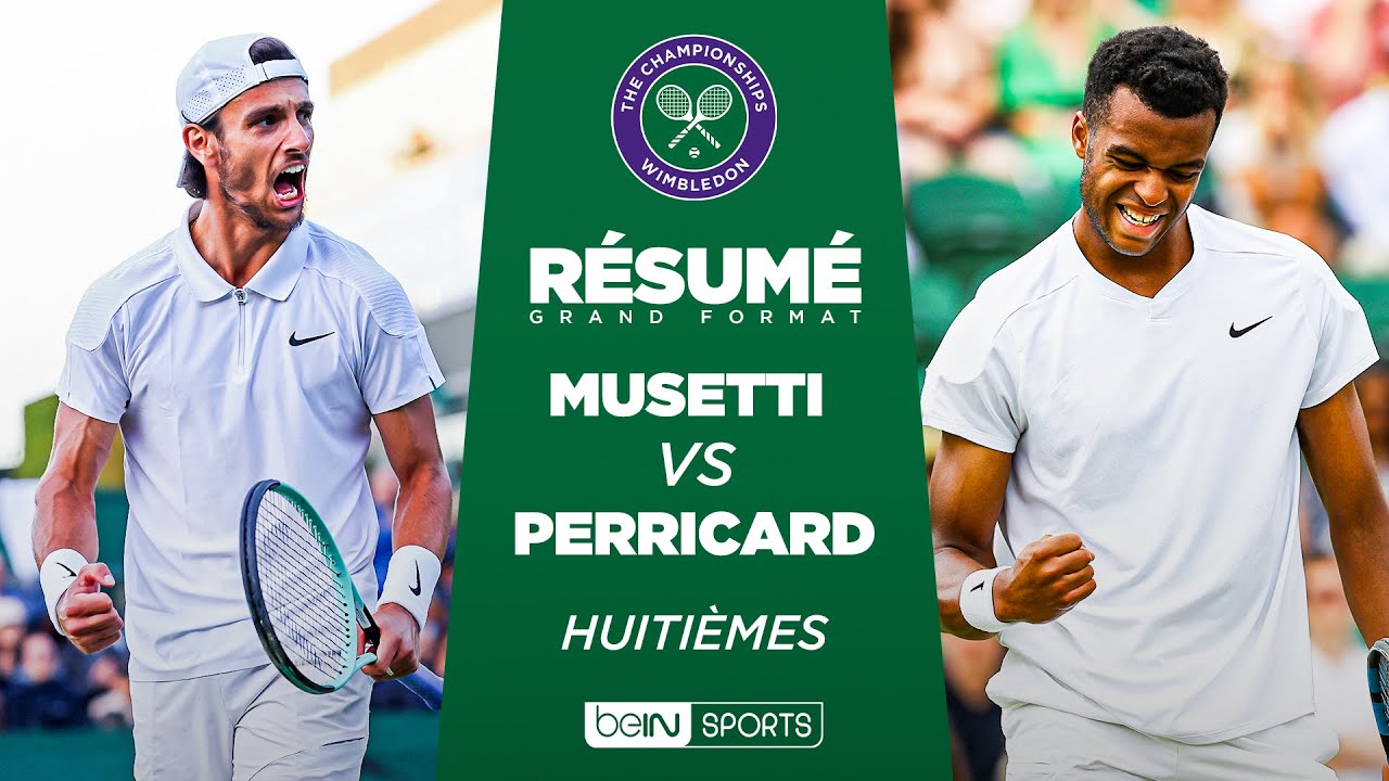 🎾 WIMBLEDON Lorenzo MUSETTI VS Giovanni MPETSHI PERRICARD, la suite