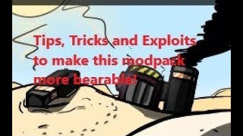 Crash landing Modpack - Tips, tricks and exploits to make the game more bearable!  #1