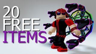 GET 20 ROBLOX FREE ITEMS 😳😱 2023