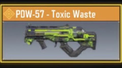 Legendary “ PDW-57 - Toxic Waste “ gives bad luck🥲  #callofduty #codm #codmobile