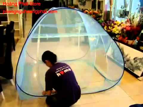 Video Cách xếp màn chụp tự bung Hoàng Phát - Hotline: 0931... - youtube