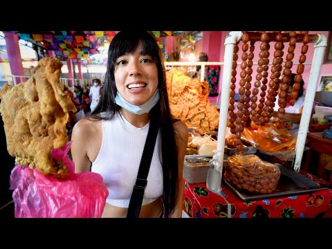 Tlacolula Market Mexican Food Tour (MASSIVE Chicharrón, Barbacoa)