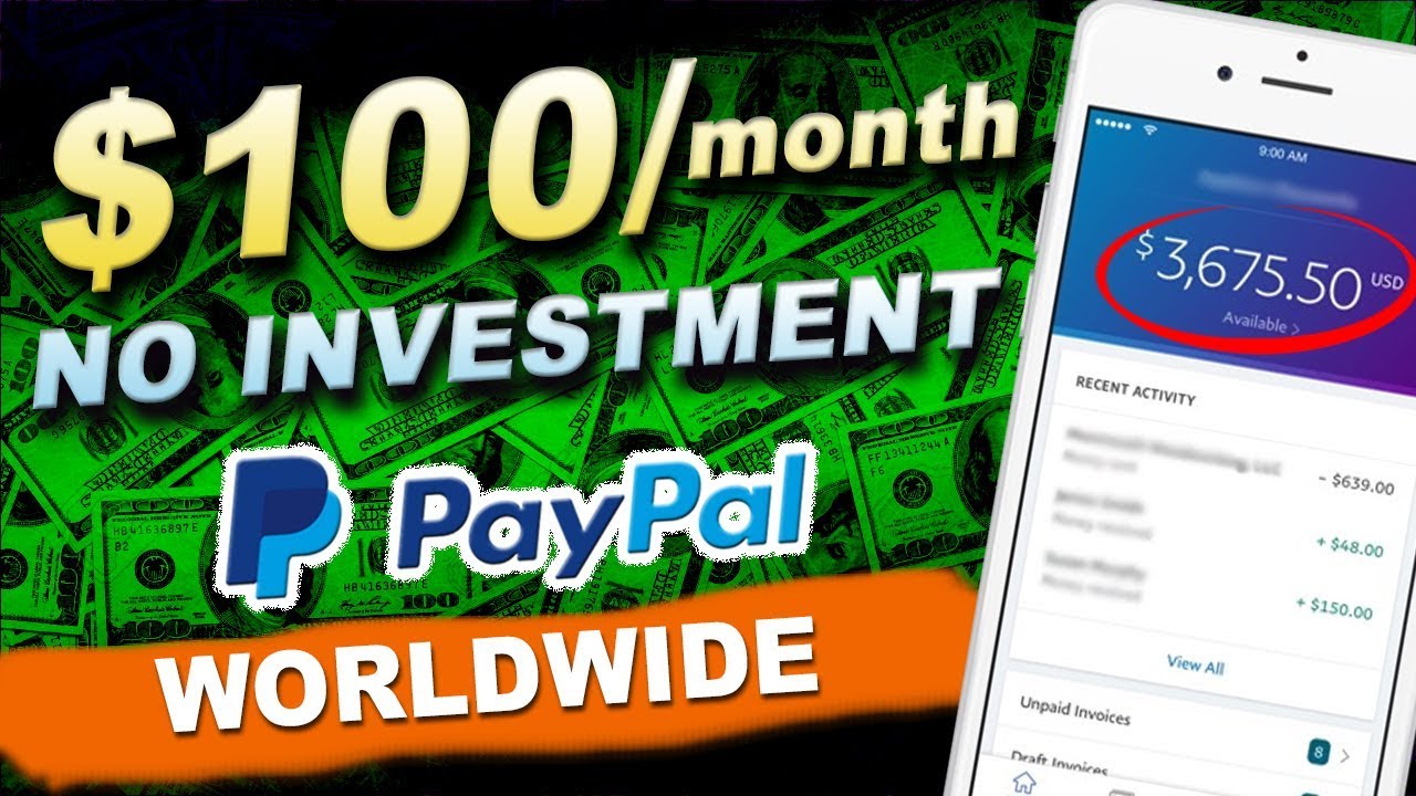 😎 Make Money Online - No Investment [$100 - $500 Per Month] 