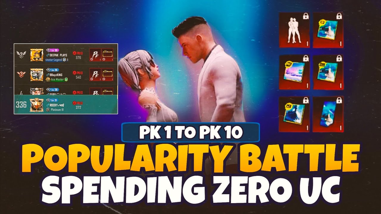 Pk1 To Pk10 Popularity Battle BGMI | Helicopter Snipe Last Minute | Intense Popularity Battle