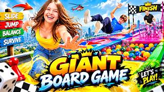 Surviving The Most Dangerous Giant Board Game! #SalishMatter #JordanMatter 