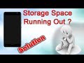 Storage space running out, some system function may not work, (SOLUTION is here)