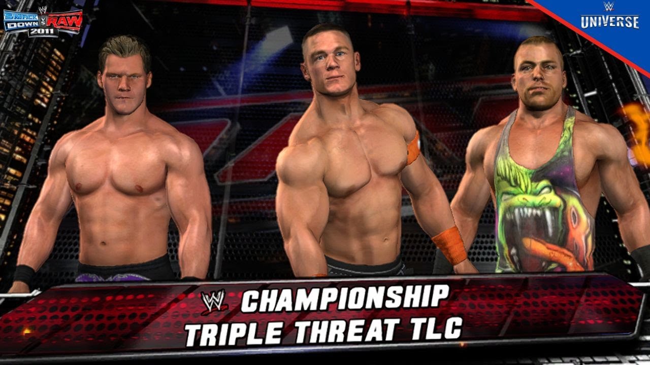 TLC John Cena vs RVD vs Chris Jericho - WWE Championship - Smackdown vs ...
