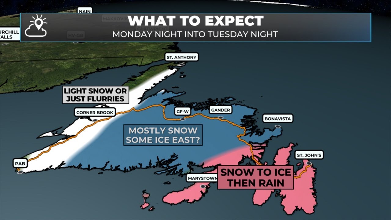 Another high impact winter storm arrives in Newfoundland Monday night ...