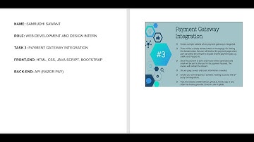 Payment Gateway Integration | Web development | Task 3 | GRIP | TSF