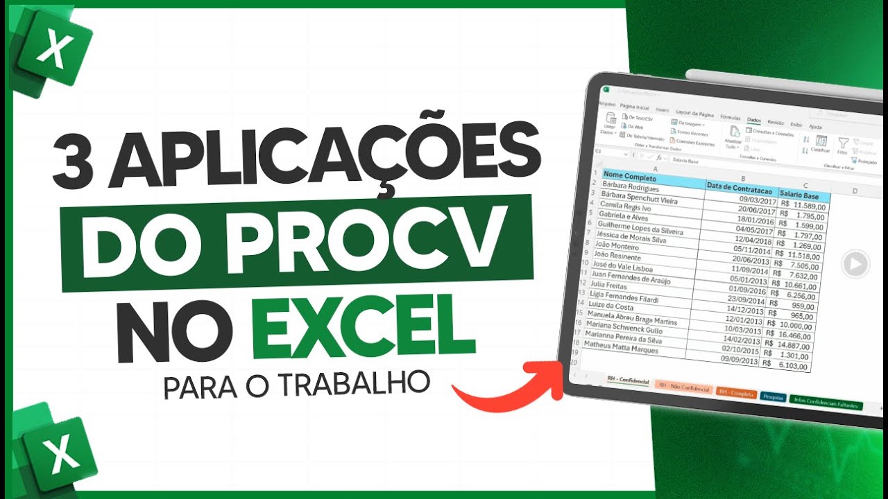 Aplicações do PROCV