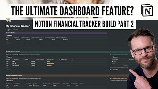 The Ultimate Notion Template Hack?! Financial Tracker Dashboard Build 2 (Notion tutorial)