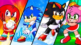 Dance Stairs Race with Sonic and Friends - Sonic Daily Life - Sonic the Hedgehog 2 Animation