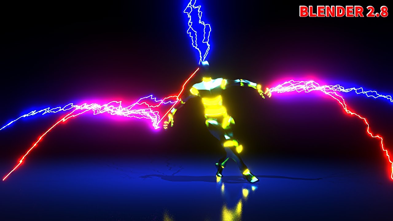 Blender 2.8 Electricity Animation - YouTube