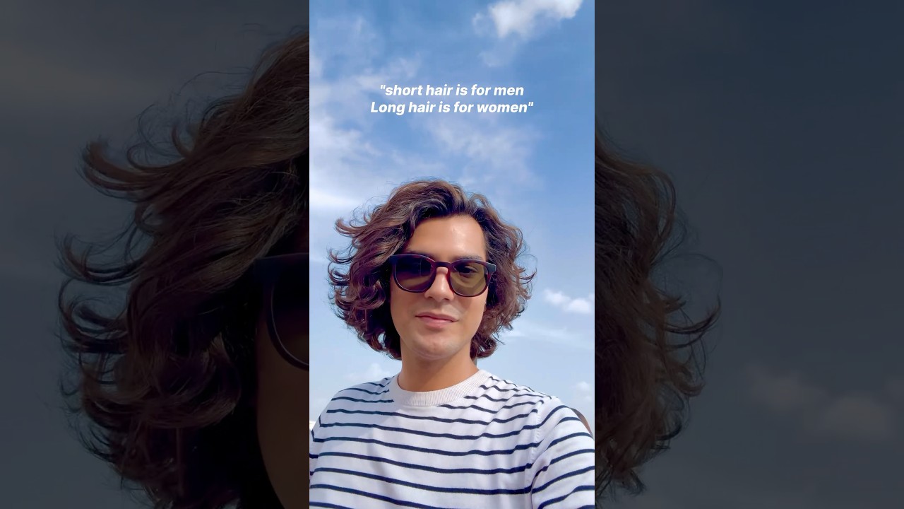 Krishna with long hair …….. Society’s rules.